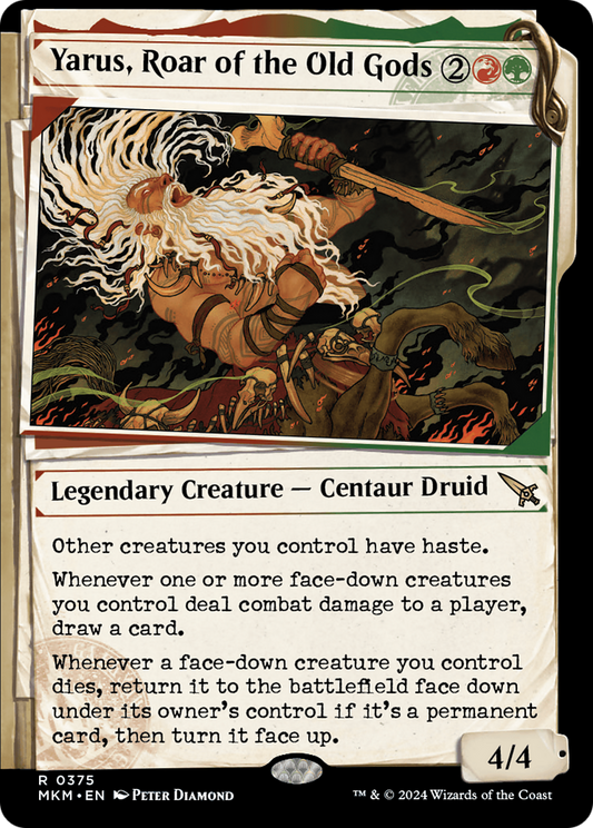 Yarus, Roar of the Old Gods (Showcase) [Murders at Karlov Manor] Foil