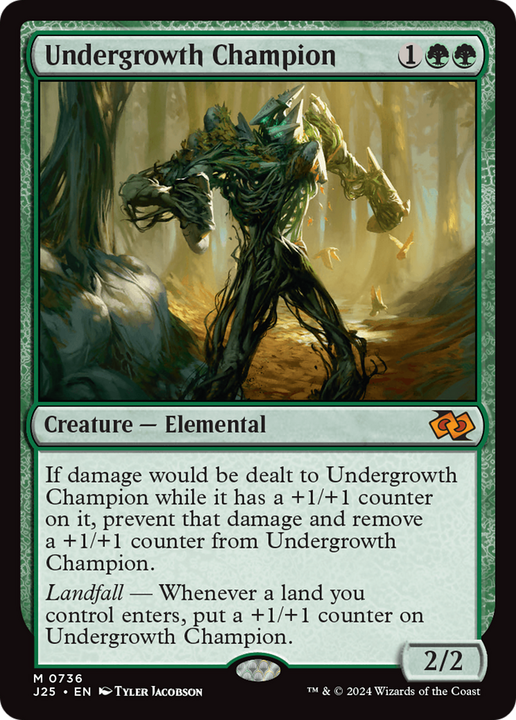 Undergrowth Champion [Foundations Jumpstart] | Silver Goblin