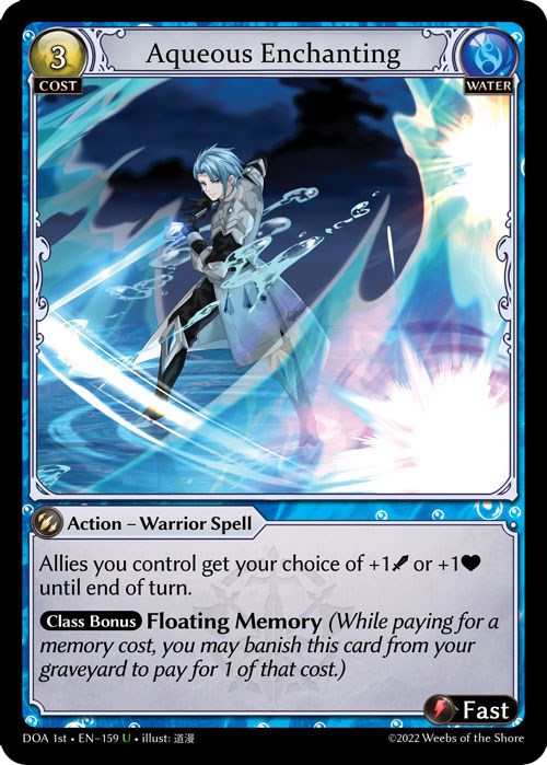 Aqueous Enchanting (159) [Dawn of Ashes: 1st Edition] Foil
