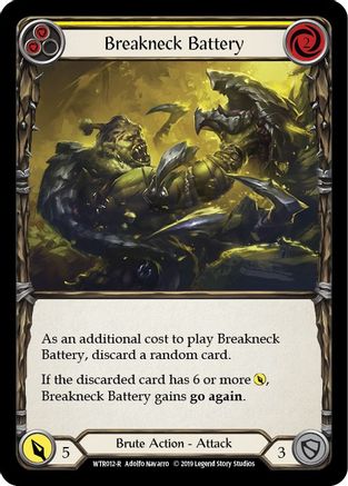 Breakneck Battery (Yellow) (WTR012) - Welcome to Rathe Unlimited Edition | Silver Goblin