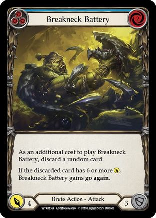 Breakneck Battery (Blue) (WTR013) (1st Edition) - Welcome to Rathe