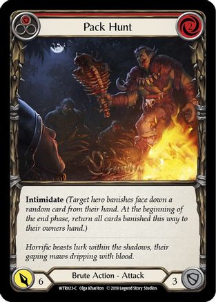 Pack Hunt (Red) (WTR023) (Unlimited Edition) Rainbow Foil - Welcome to Rathe