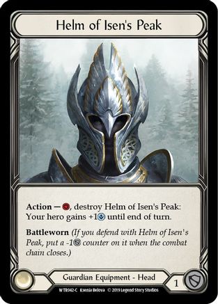 Helm of Isen's Peak (WTR042) Unlimited Edition Rainbow Foil - Welcome to Rathe