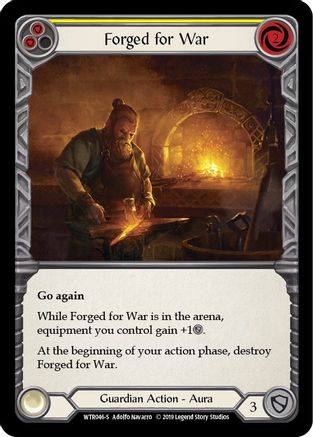 Forged for War (WTR046) Unlimited Edition - Welcome to Rathe