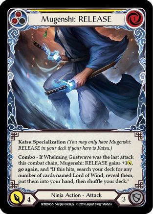 Mugenshi: RELEASE (WTR083) Unlimited Edition Rainbow Foil - Welcome to Rathe