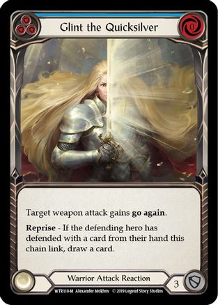Glint the Quicksilver (WTR118) (Unlimited Edition) Rainbow Foil - Welcome to Rathe