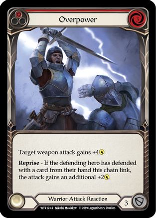 Overpower (Red) (WTR123) Unlimited Edition - Welcome to Rathe