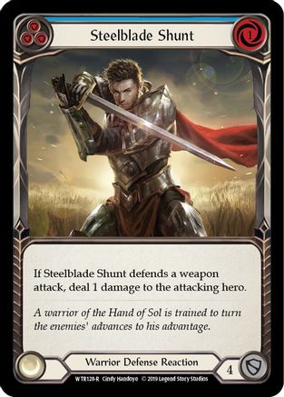 Steelblade Shunt (Blue) (WTR128) (Unlimited Edition) - Welcome to Rathe