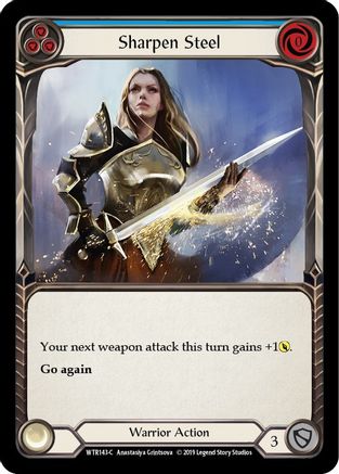 Sharpen Steel (Blue) (WTR143) Unlimited Edition - Welcome to Rathe