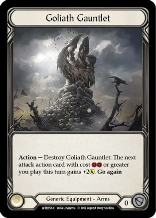 Goliath Gauntlet (WTR153) (Unlimited Edition) Rainbow Foil - Welcome to Rathe