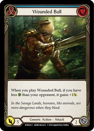 Wounded Bull (Blue) (WTR202) (Unlimited Edition) - Welcome to Rathe