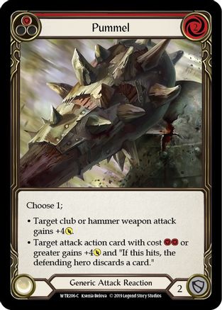 Pummel (Red) (WTR206) (1st Edition) - Welcome to Rathe