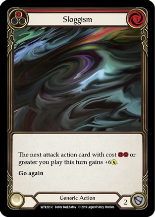 Sloggism (Red) (WTR221) Unlimited Edition Rainbow Foil - Welcome to Rathe