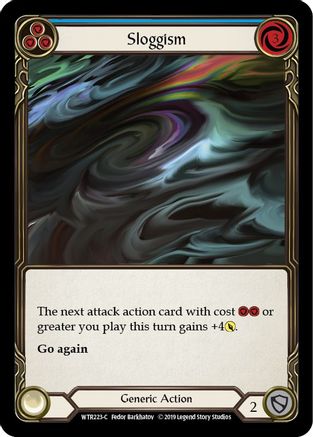 Sloggism (Blue) (WTR223) (Unlimited Edition) Rainbow Foil - Welcome to Rathe