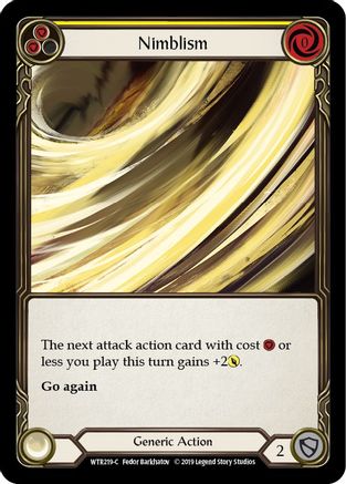 Nimblism (Yellow) (WTR219) - Welcome to Rathe Unlimited Edition Rainbow Foil