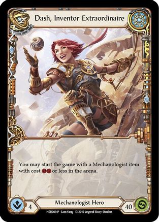 Dash, Inventor Extraordinaire -  HER009 (HER009) - Flesh and Blood: Promo Cards | Silver Goblin