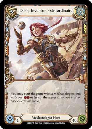 Dash, Inventor Extraordinaire (Rainbow) (HER017) (1st Edition) Rainbow Foil - FaB Promos
