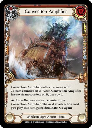 Convection Amplifier (ARC019) 1st Edition Rainbow Foil - Arcane Rising
