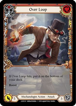 Over Loop (Red) - LGS013 (LGS013) 1st Edition  - Flesh and Blood: Promo Cards