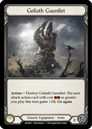 Goliath Gauntlet (BVO006) 1st Edition  - Hero Deck: Bravo