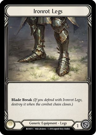 Ironrot Legs (BVO007) 1st Edition  - Hero Deck: Bravo