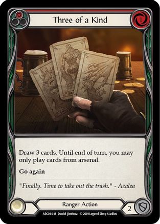 Three of a Kind (ARC044) Unlimited Edition  - Arcane Rising