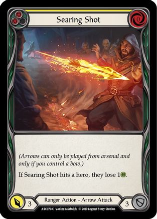Searing Shot (Yellow) (ARC070) Unlimited Edition - Arcane Rising