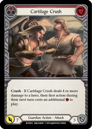 Cartilage Crush (Red) (BVO009) 1st Edition  - Hero Deck: Bravo
