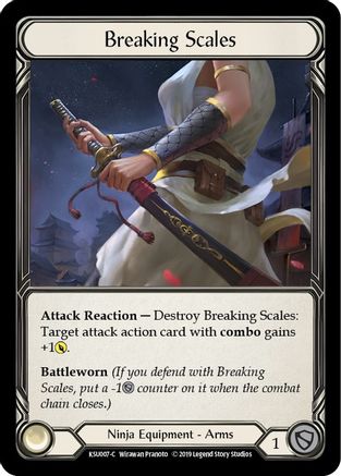 Breaking Scales (KSU007) 1st Edition  - Hero Deck: Katsu