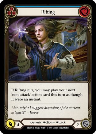 Rifting (Blue) (ARC196) (1st Edition) Rainbow Foil - Arcane Rising