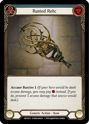 Rusted Relic (ARC163) 1st Edition Rainbow Foil - Arcane Rising