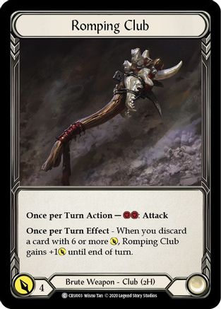 Romping Club 1st Edition  (CRU003) - Crucible of War | Silver Goblin