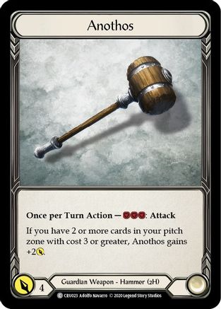 Anothos (CRU023) (Unlimited Edition) Rainbow Foil - Crucible of War