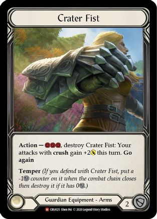 Crater Fist (CRU025) - Crucible of War 1st Edition Cold Foil | Silver Goblin