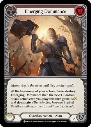 Emerging Dominance (Red) (CRU038) (Unlimited Edition) - Crucible of War