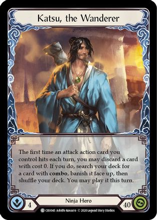 Katsu, the Wanderer (CRU045) (Unlimited Edition) - Crucible of War