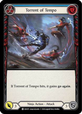 Torrent of Tempo (Blue) (CRU071) (1st Edition) - Crucible of War