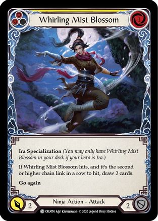 Whirling Mist Blossom 1st Edition  (CRU074) - Crucible of War