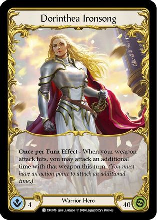 Dorinthea Ironsong (CRU076) Unlimited Edition  - Crucible of War