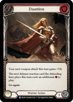 Dauntless (Red) (CRU085) (Unlimited Edition) - Crucible of War