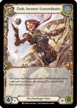 Dash, Inventor Extraordinaire (CRU098) 1st Edition  - Crucible of War