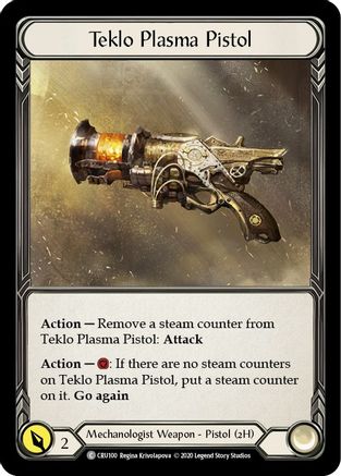 Teklo Plasma Pistol 1st Edition  (CRU100) - Crucible of War
