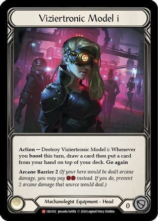 Viziertronic Model i (CRU102) - Crucible of War 1st Edition Cold Foil | Silver Goblin