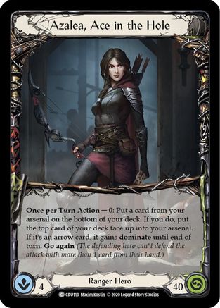 Azalea, Ace in the Hole (CRU119) (Unlimited Edition) - Crucible of War