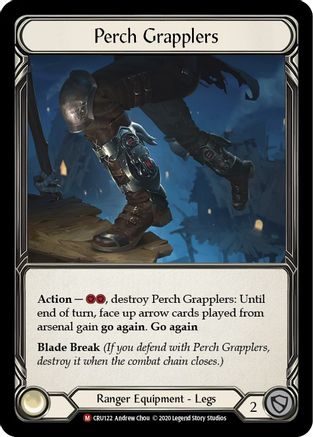 Perch Grapplers (CRU122) (1st Edition) Cold Foil - Crucible of War