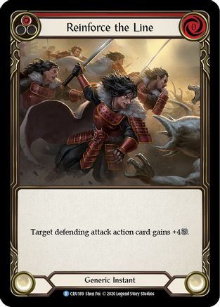 Reinforce the Line (Red) (CRU189) (Unlimited Edition) - Crucible of War