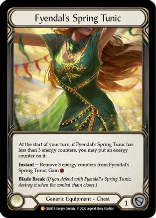 Fyendal's Spring Tunic (CRU178) Unlimited Edition  - Crucible of War