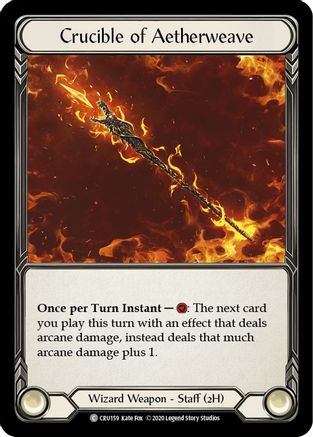 Crucible of Aetherweave (CRU159) Unlimited Edition Rainbow Foil - Crucible of War
