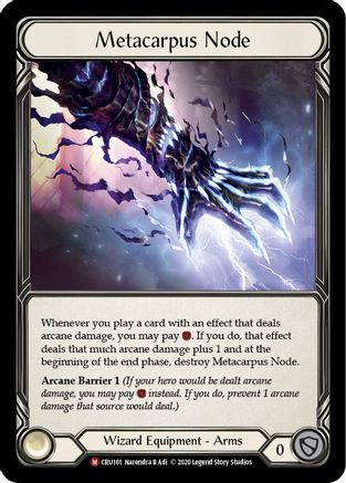 Metacarpus Node (CRU161) (1st Edition) Cold Foil - Crucible of War