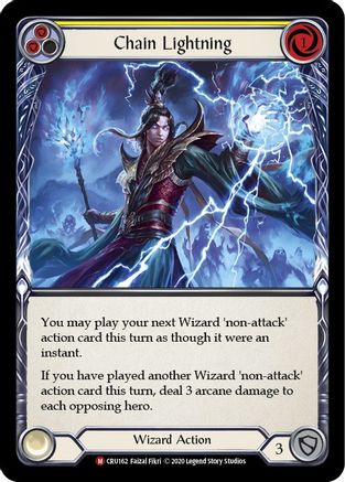 Chain Lightning (CRU162) (1st Edition) - Crucible of War